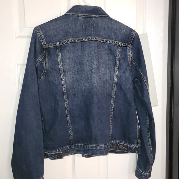 Bill Blass Trucker Jean Jacket, Medium Blue, size Med - Picture 6 of 14